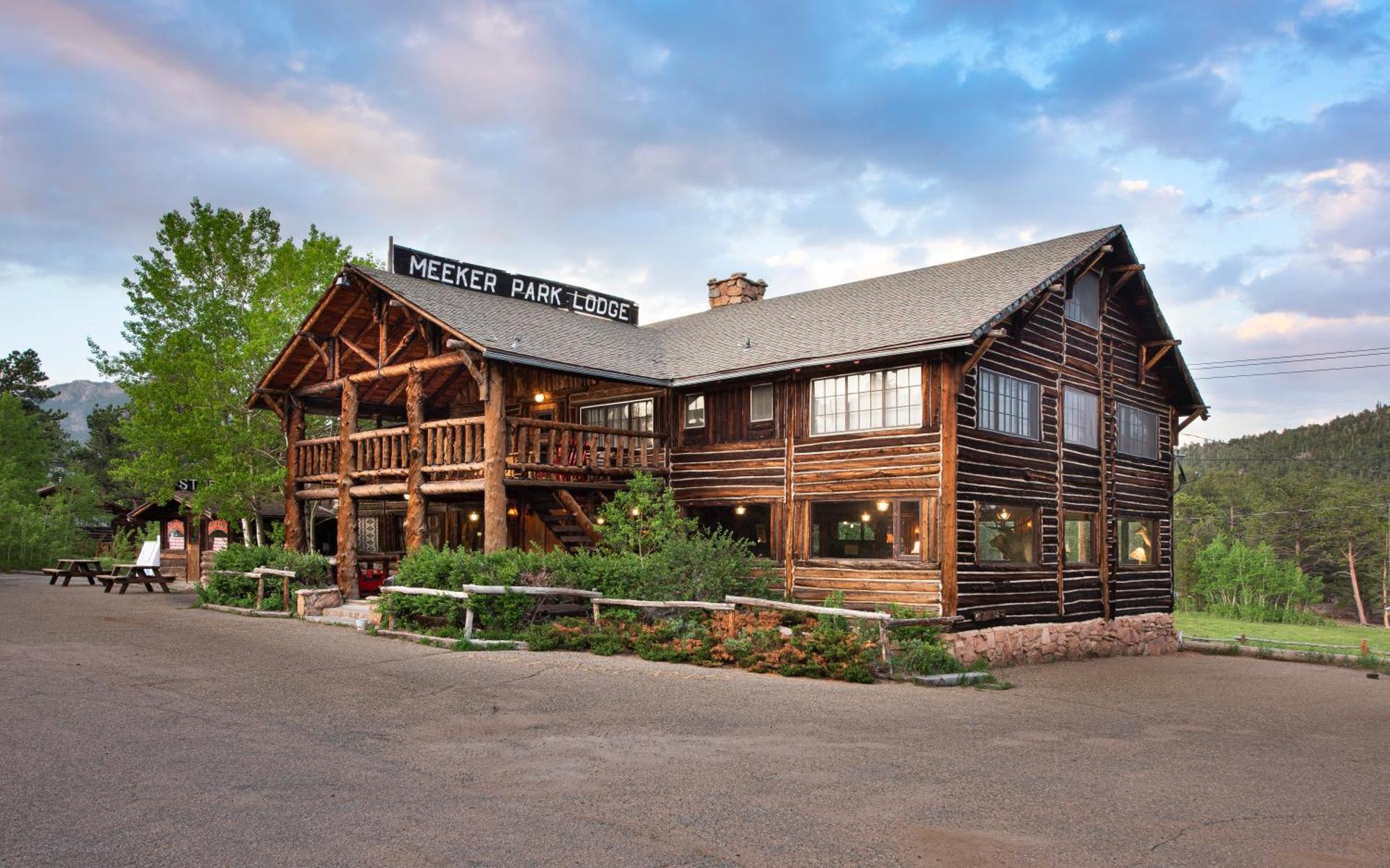 The Meeker Park Lodge Allenspark Bagian luar foto